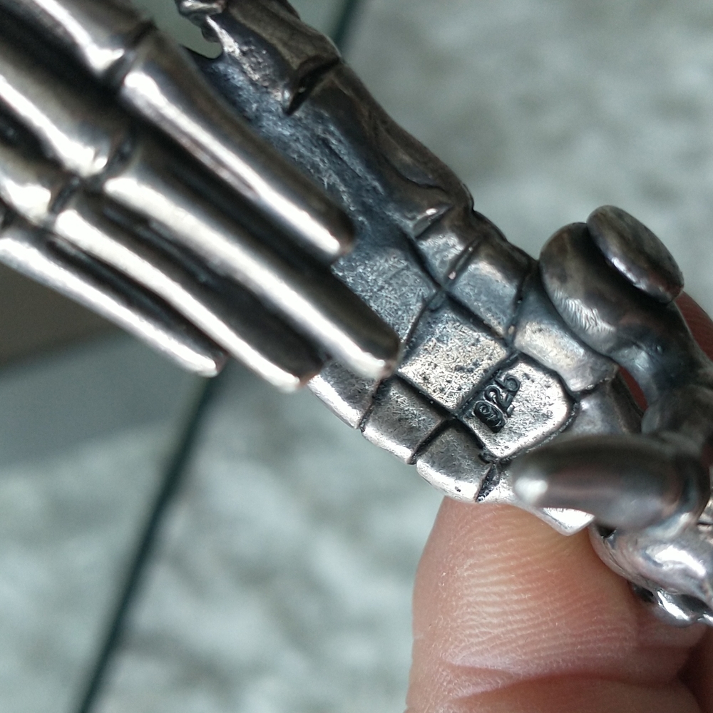 STERLING SILVER WALLET  CHAIN,  ONE OF A KIND - Picture 11 of 13